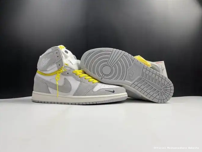 Official Maikesneakers Air High CW6576-100 Switch 1 Jordan Smoke Light 0511